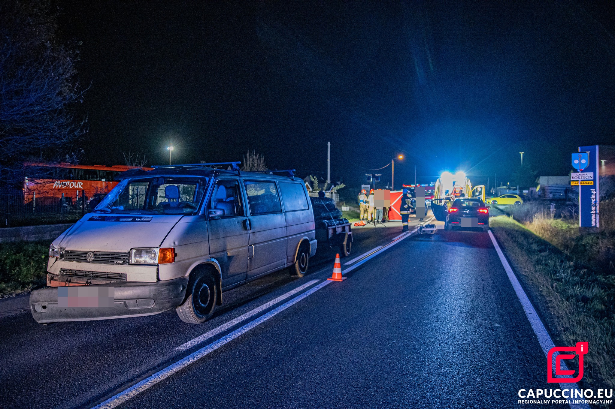 PRZYBORÓW. Nie żyje 49-letni mężczyzna. Został potrącony przez busa