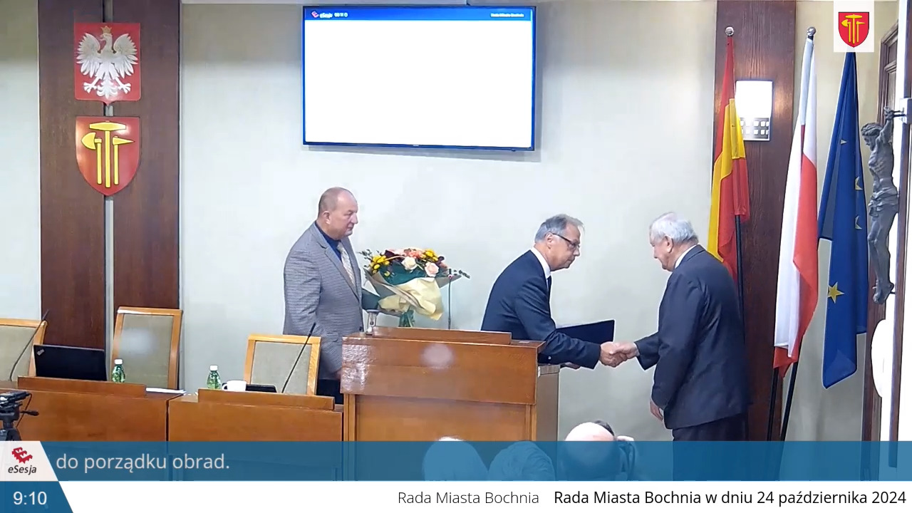 BOCHNIA. Radni podziękowali Zbigniewowi Rachwałowi byłemu prezesowi MPWiK