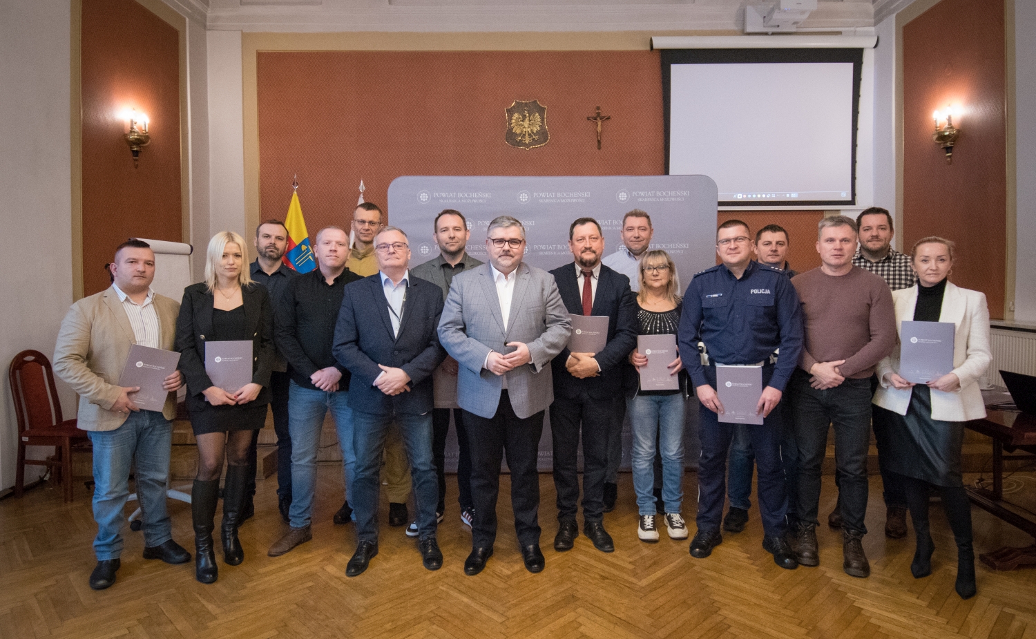 POWIAT BOCHEŃSKI. Nowa kadencja Powiatowej Rady Bezpieczeństwa Ruchu Drogowego w Bochni [ZDJĘCIA]