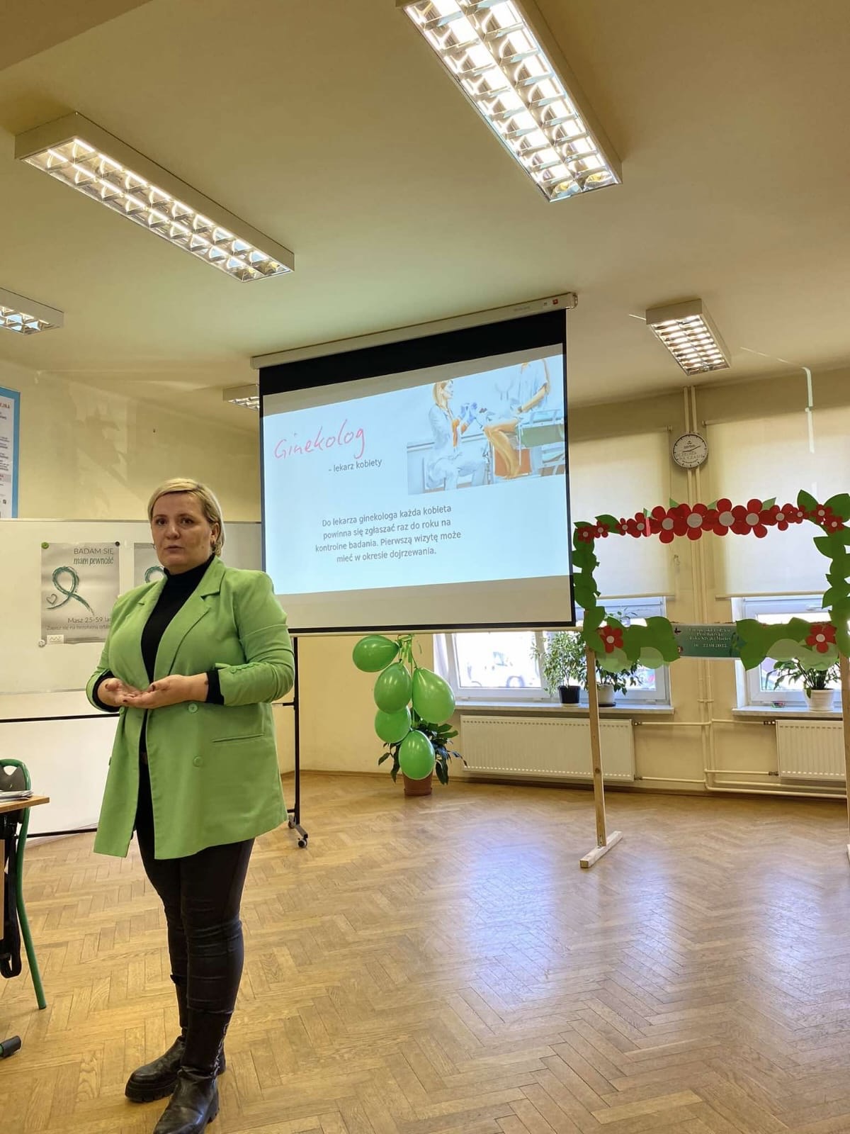 ŁAPANÓW. O profilaktyce zdrowia kobiet w CKZiU w Łapanowie