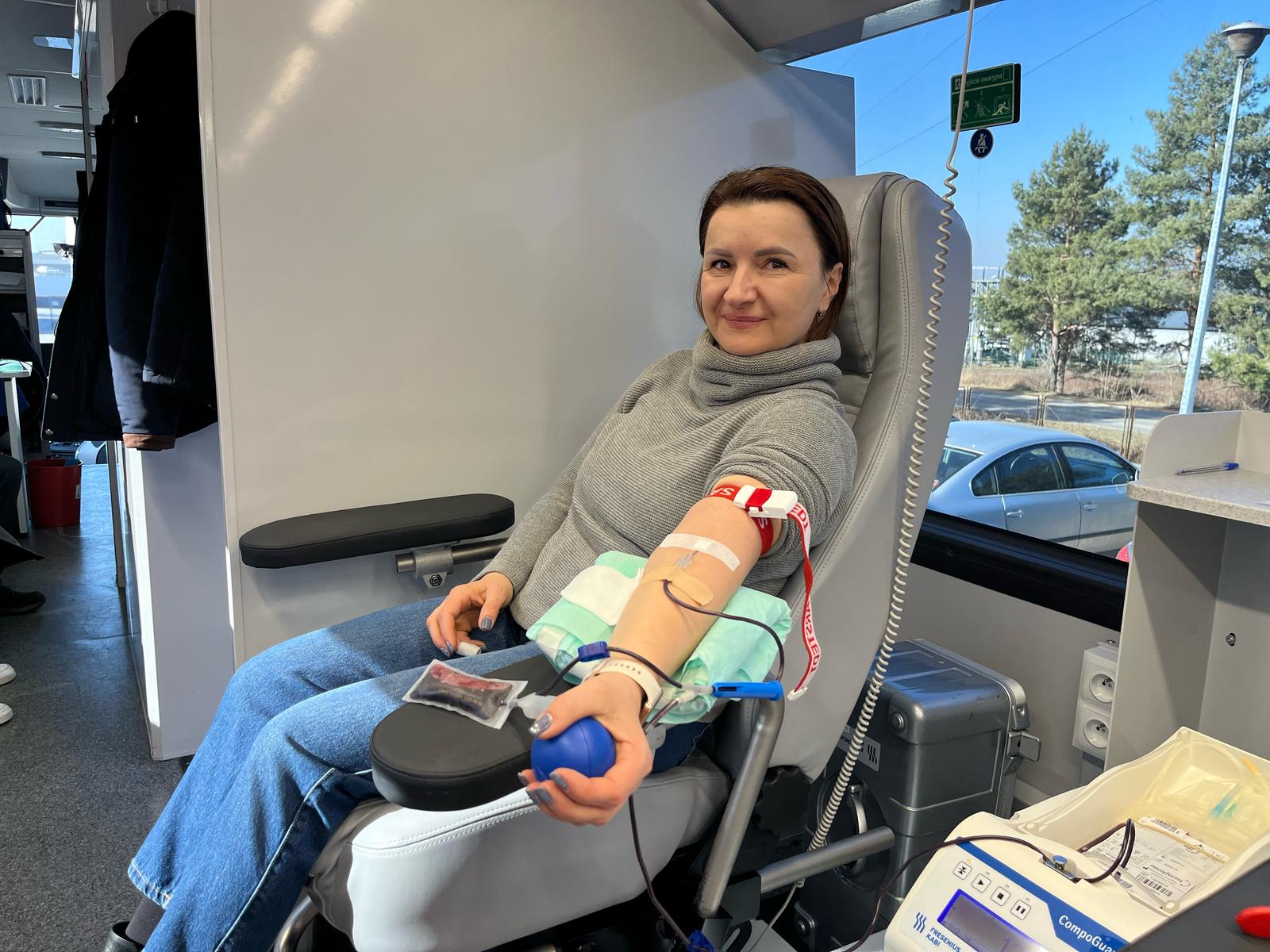 BRZESKO. Akcja krwiodawstwa w KPP w Brzesku [ZDJĘCIA]