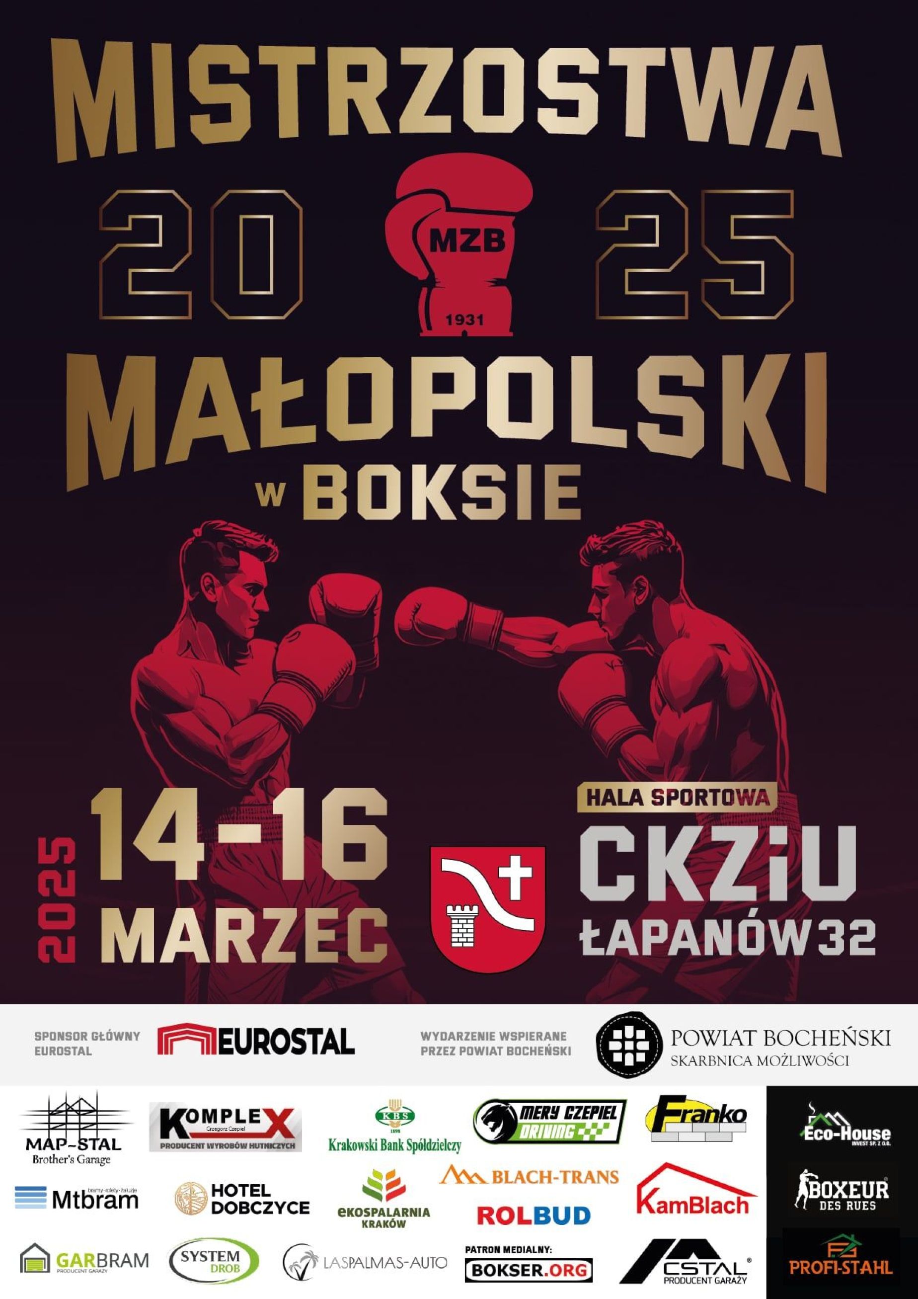 ŁAPANÓW. W ten weekend Mistrzostwa Małopolski w Boksie [PROGRAM]