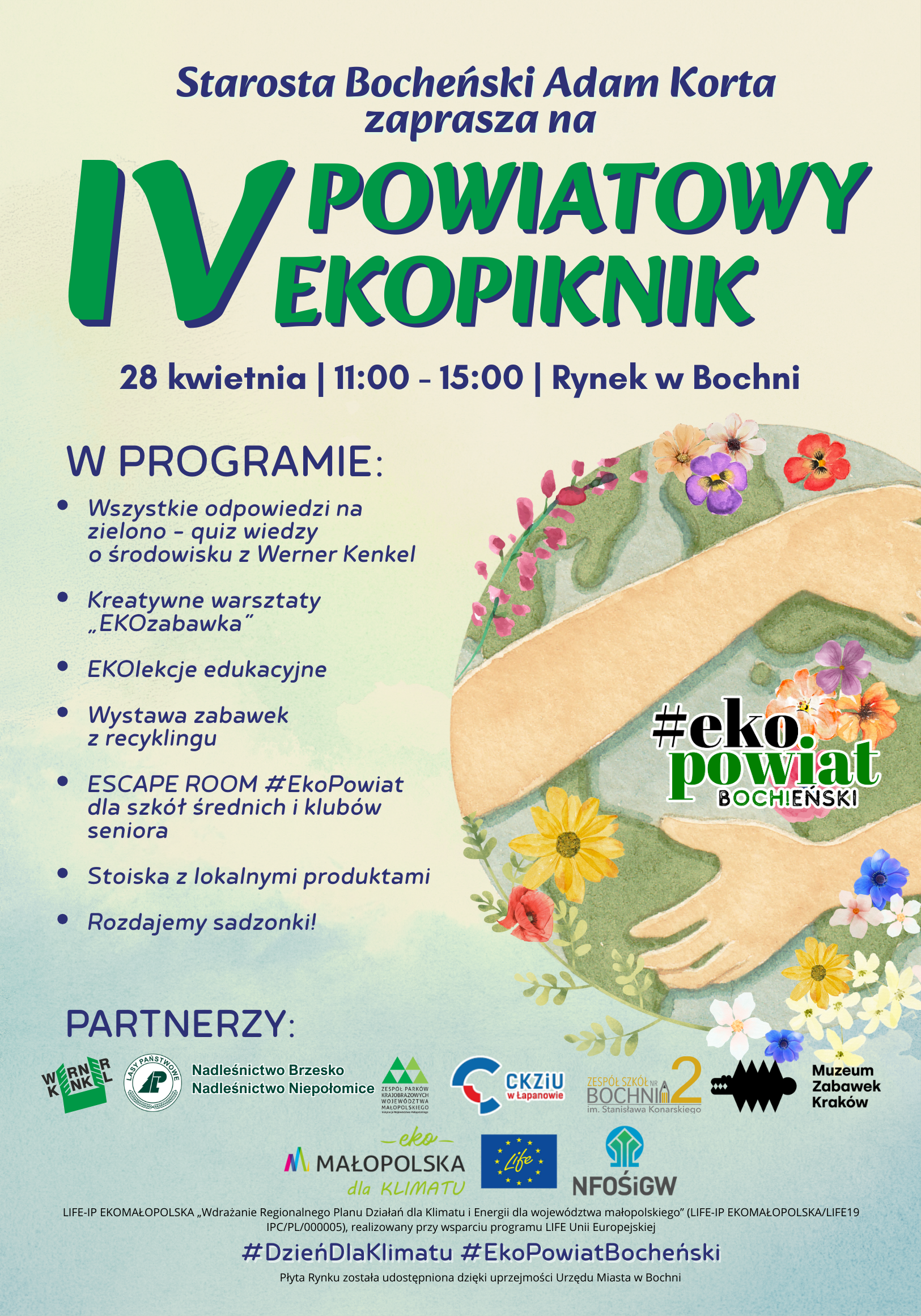 POWIAT BOCHEŃSKI. W poniedziałek EKOPiknik na Rynku w Bochni