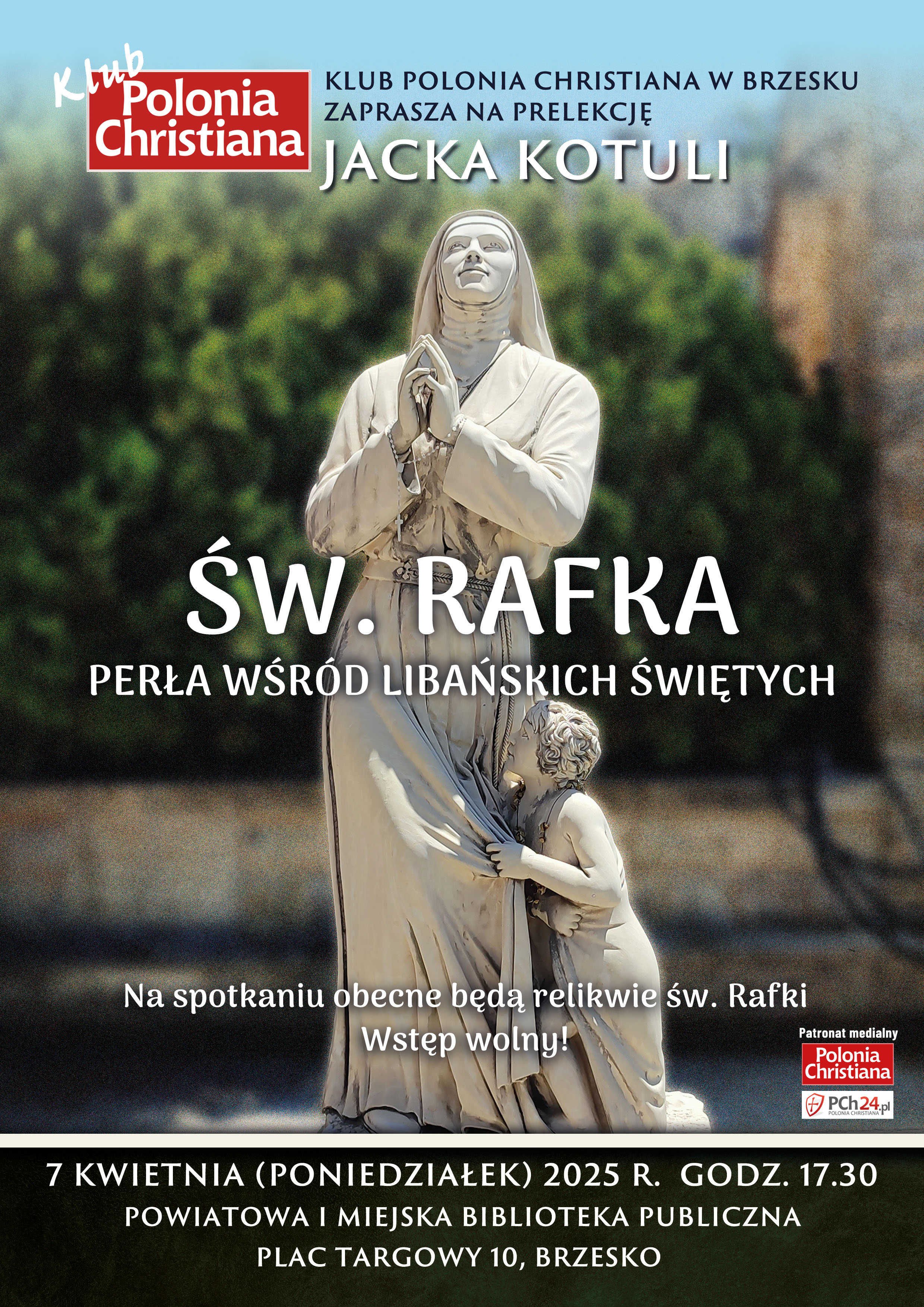 BOCHNIA. Prelekcja Jacka Kotuli ” Św. Rafka – perła wśród libańskich świętych”