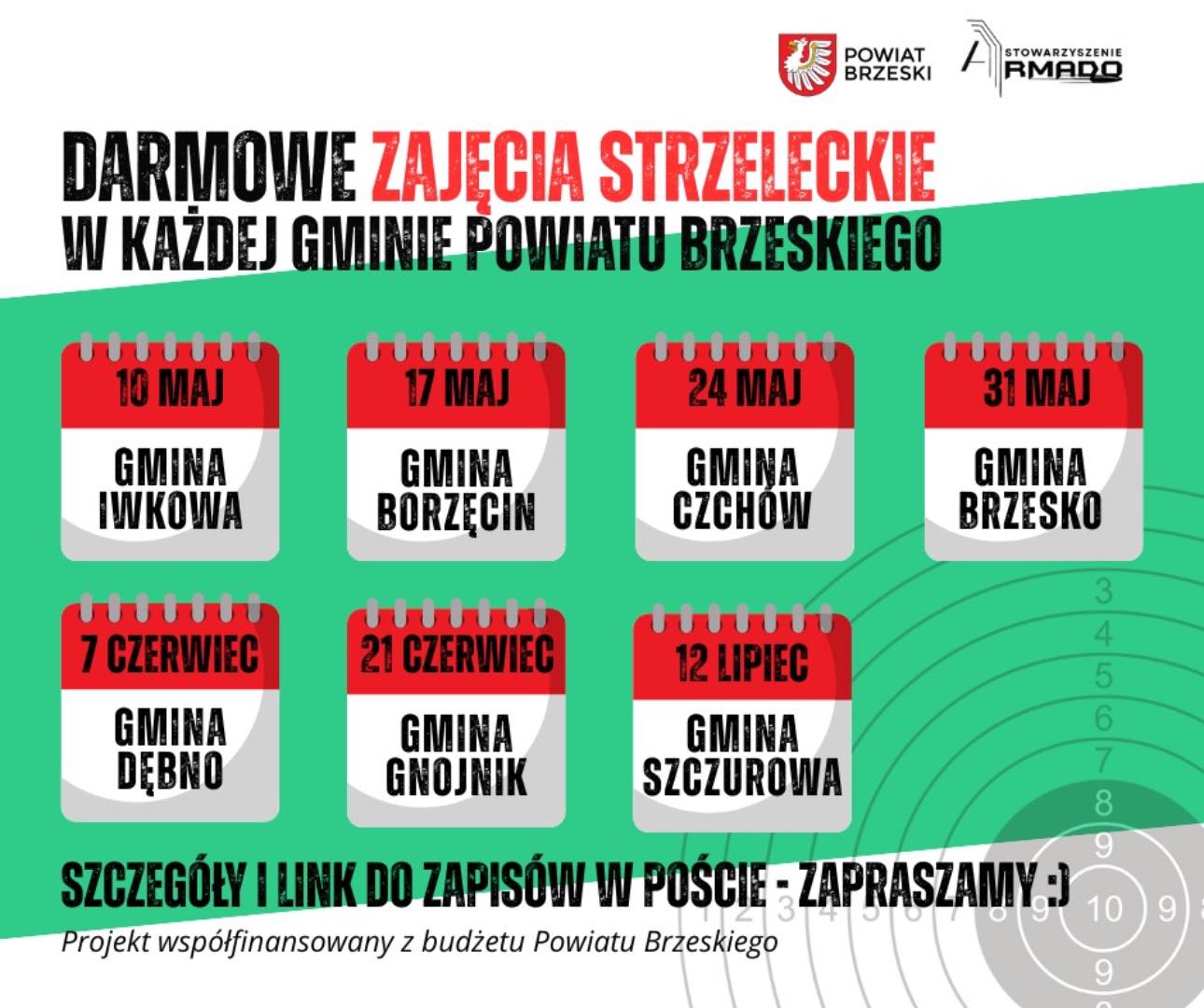 POWIAT BRZESKI. Bezpłatne szkolenie ze strzelectwa sportowego