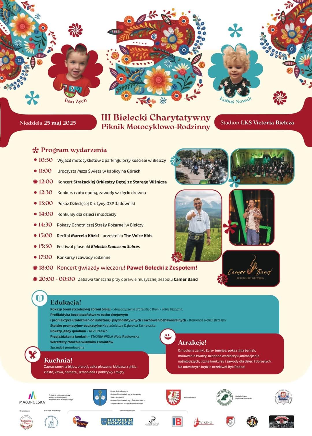 GMINA BORZĘCIN. W niedzielę III Bielecki Charytatywny Piknik Motocyklowo-Rodzinny [PROGRAM]