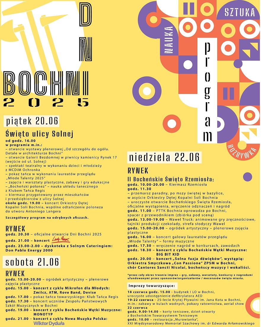 BOCHNIA. Dziś święto ulicy Solnej. Co w programie?