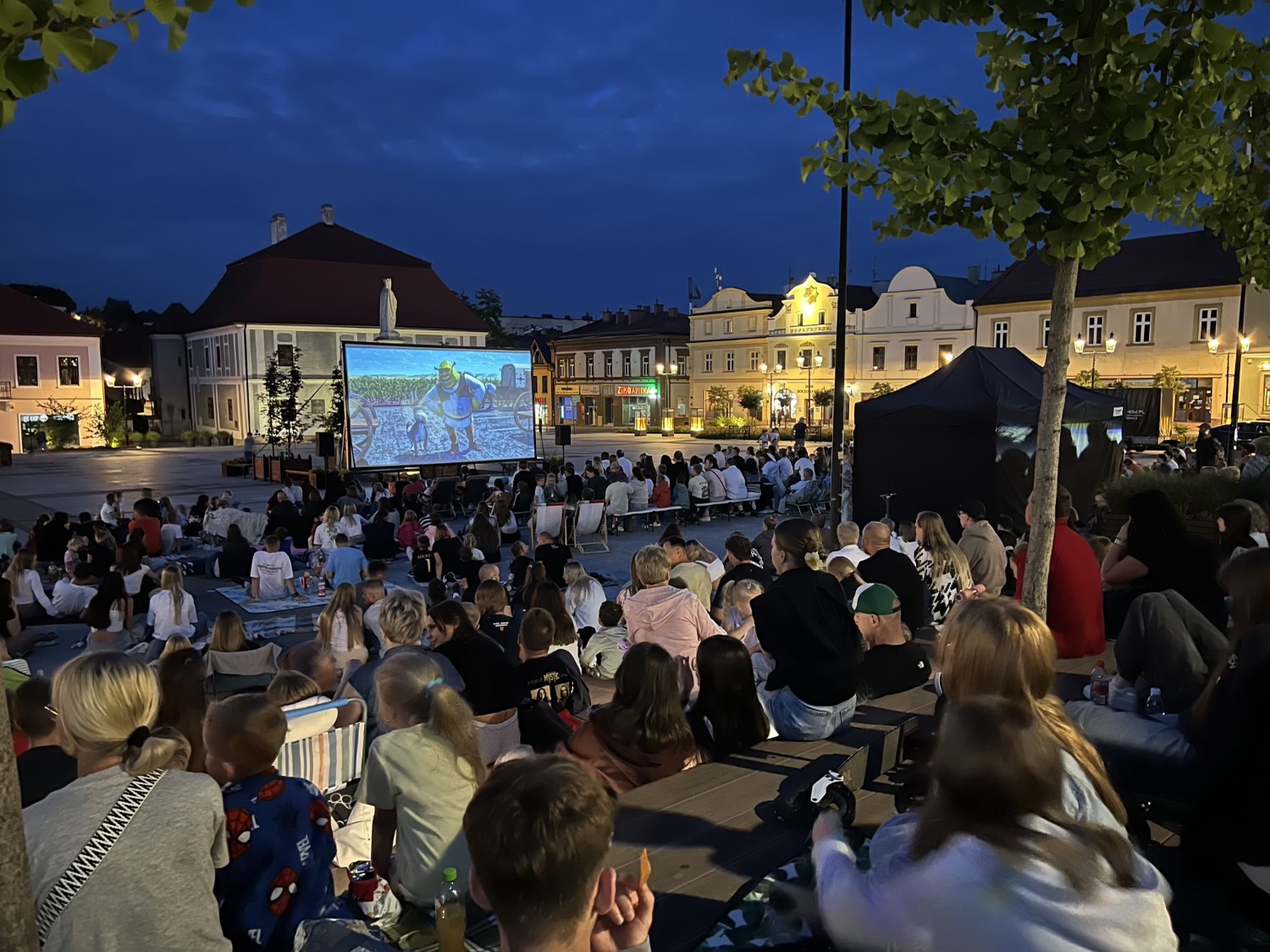BOCHNIA. Kino na Rynku, a na ekranie Shrek