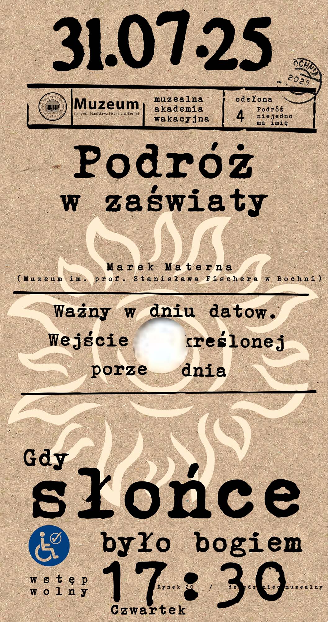 BOCHNIA. W czwartek w muzeum „Podróż w zaświaty”