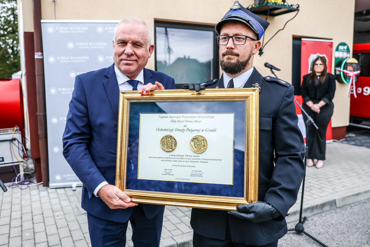 GMINA DRWINIA. Złota Polonia Minor dla OSP w Grobli [ZDJĘCIA]