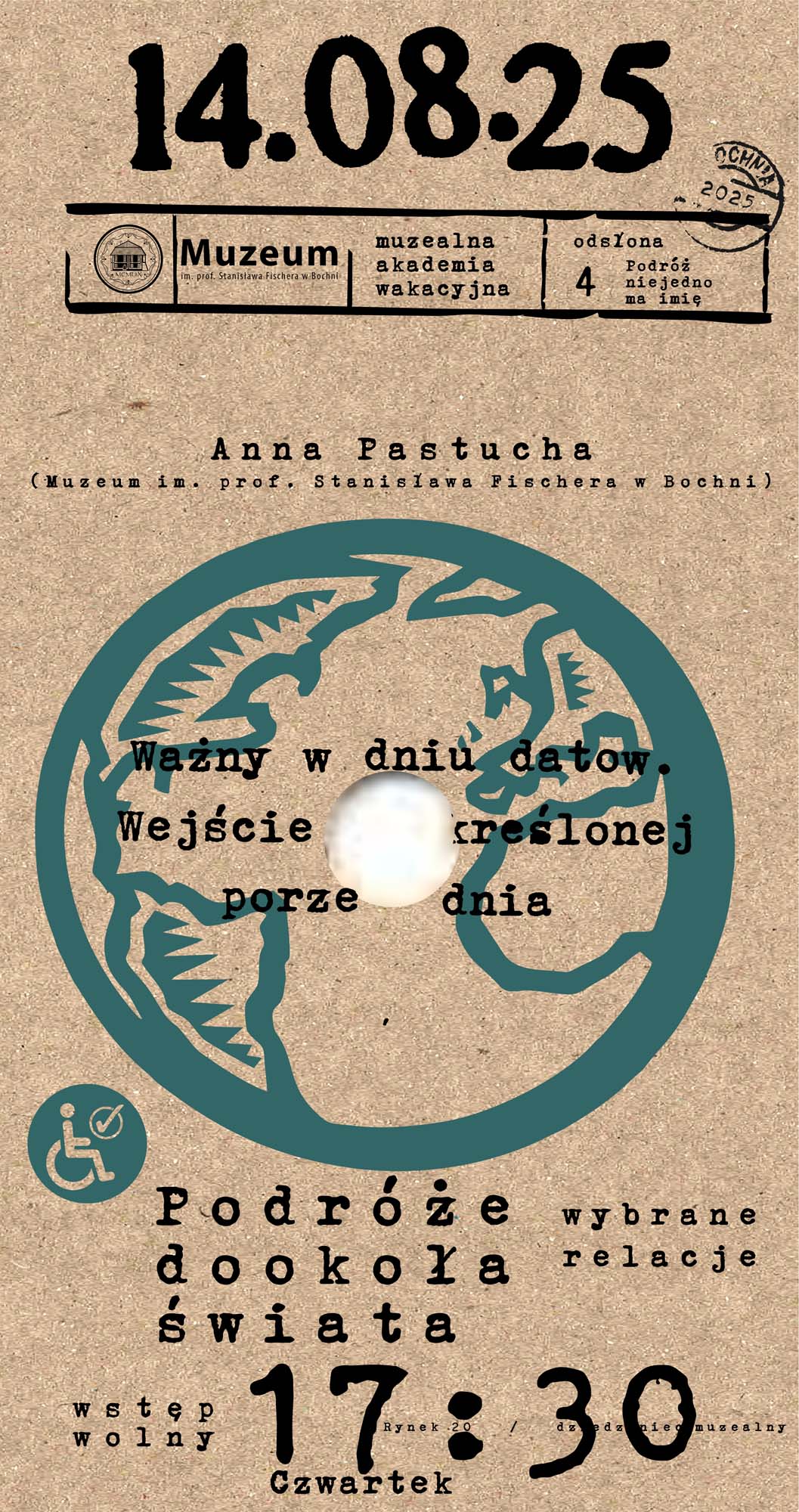 BOCHNIA. W czwartek kolejne spotkanie z cyklu „Muzealna Akademia Wakacyjna”