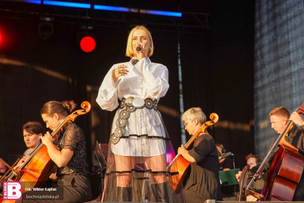 GMINA BORZĘCIN. Halina Mlynkowa i pokaz fajerwerków na finał Borzęckiego Święta Grzyba [ZDJĘCIA]