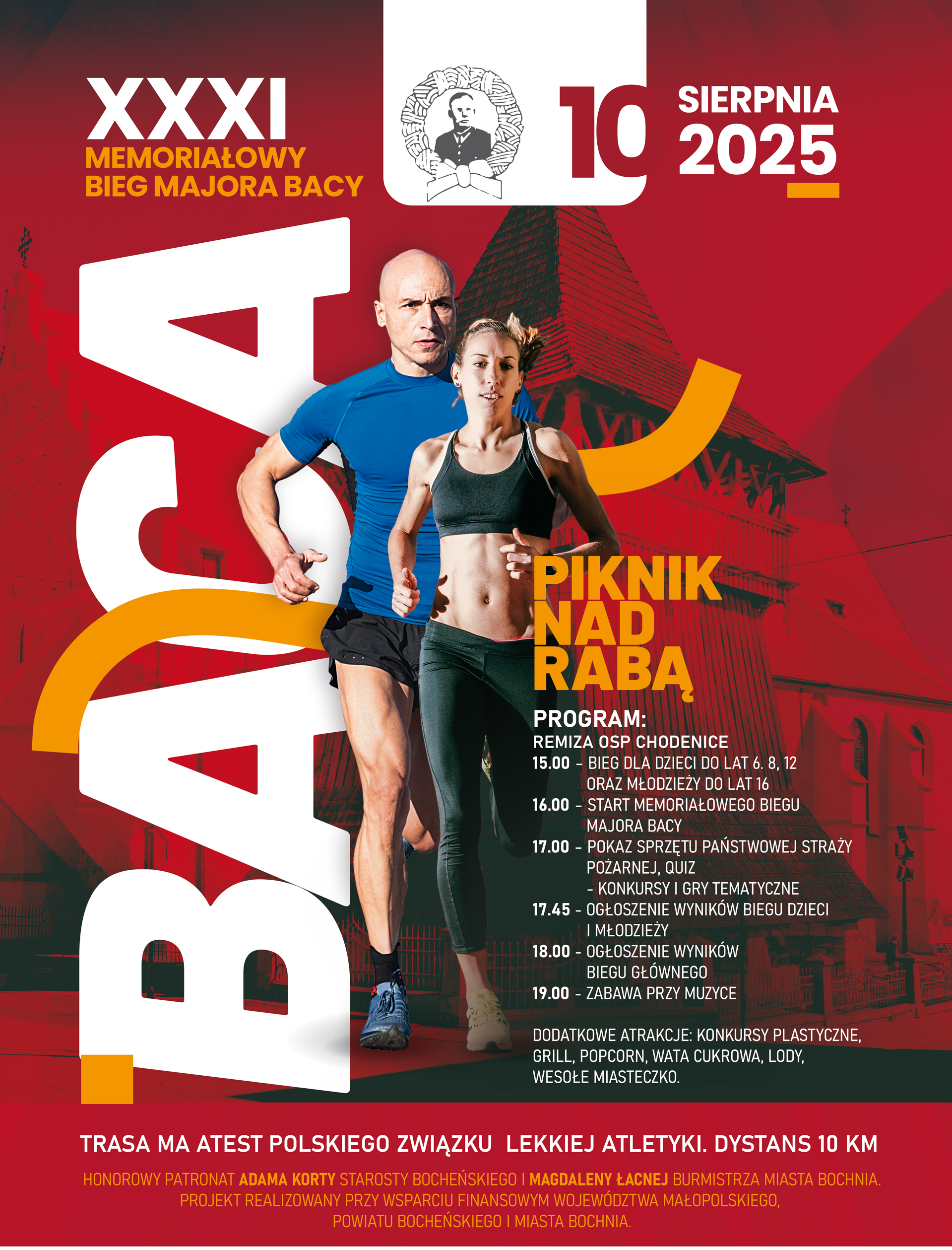 BOCHNIA. W niedzielę XXXI Memoriałowy Bieg Majora Bacy. Będą utrudnienia [MAPA]