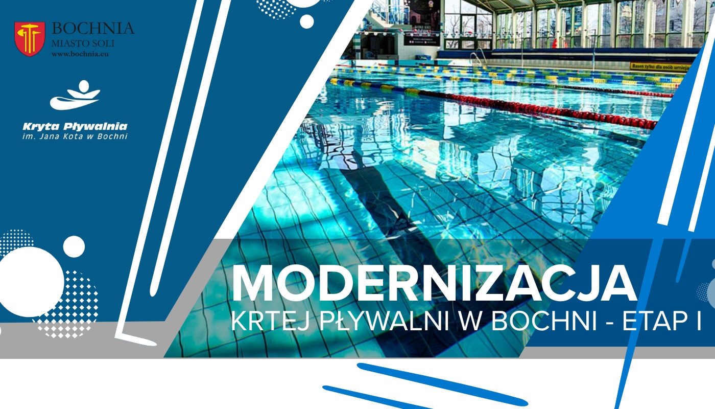 BOCHNIA. Pod koniec sierpnia rusza modernizacja Krytej Pływalni. Zobacz, od kiedy basen będzie nieczynny