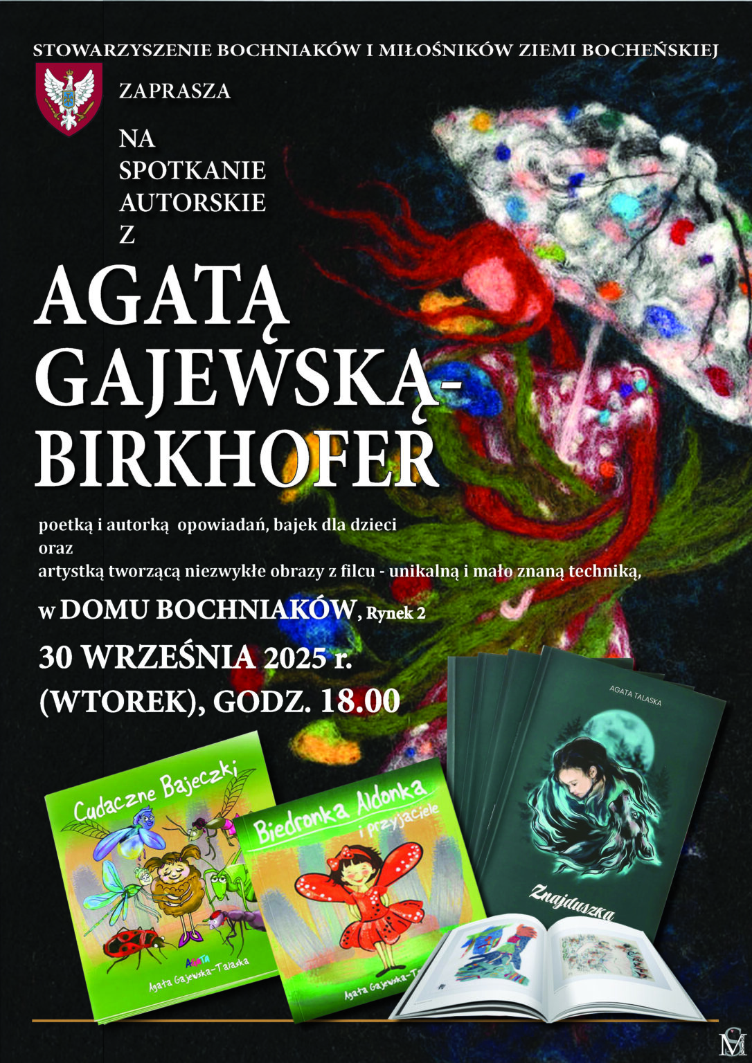 BOCHNIA. Dziś w Domu Bochniaków spotkanie z z Agatą Gajewską-Birkhofer