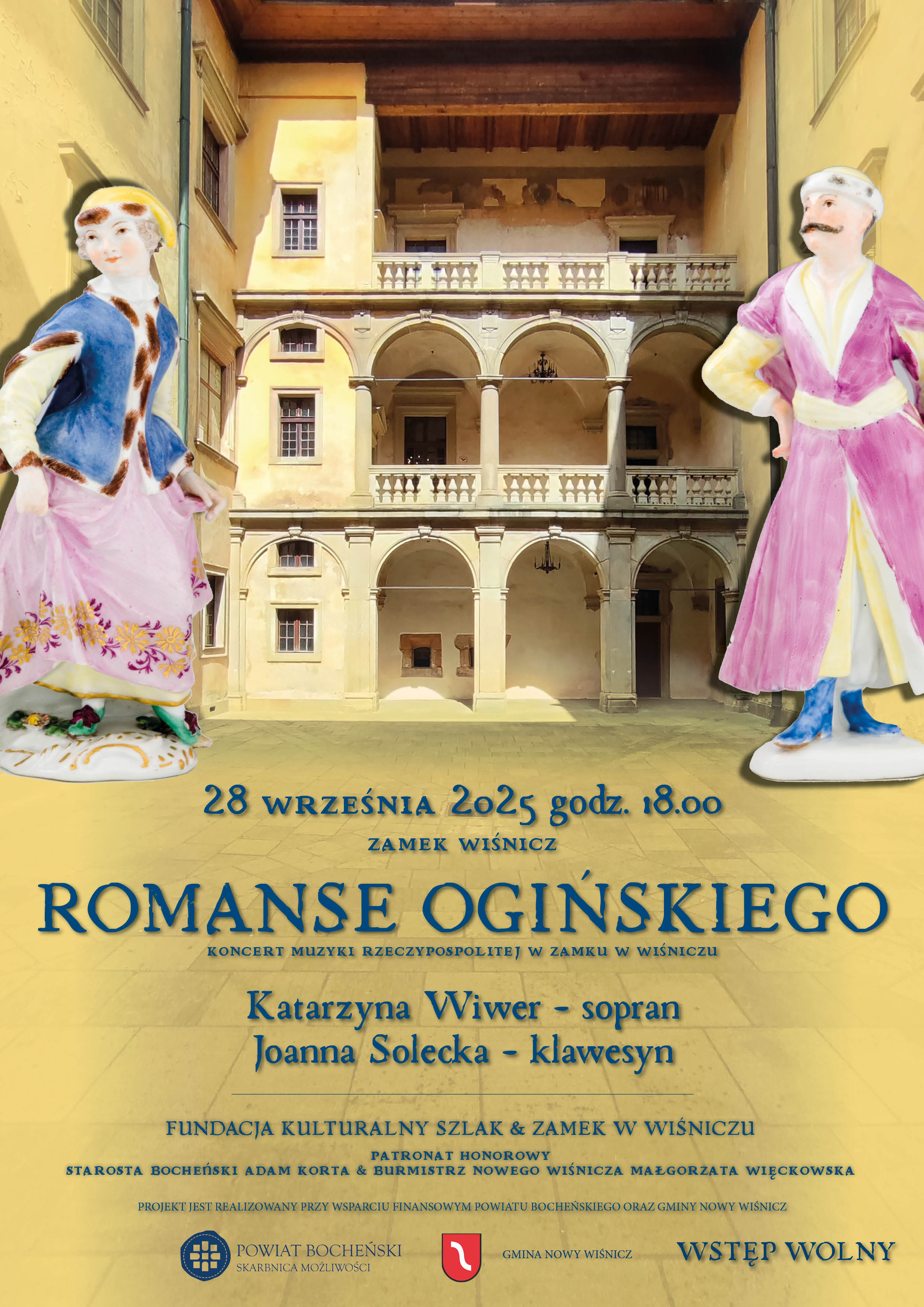 NOWY WIŚNICZ. Na wiśnickim zamku koncert z muzyką Michała Kleofasa Ogińskiego