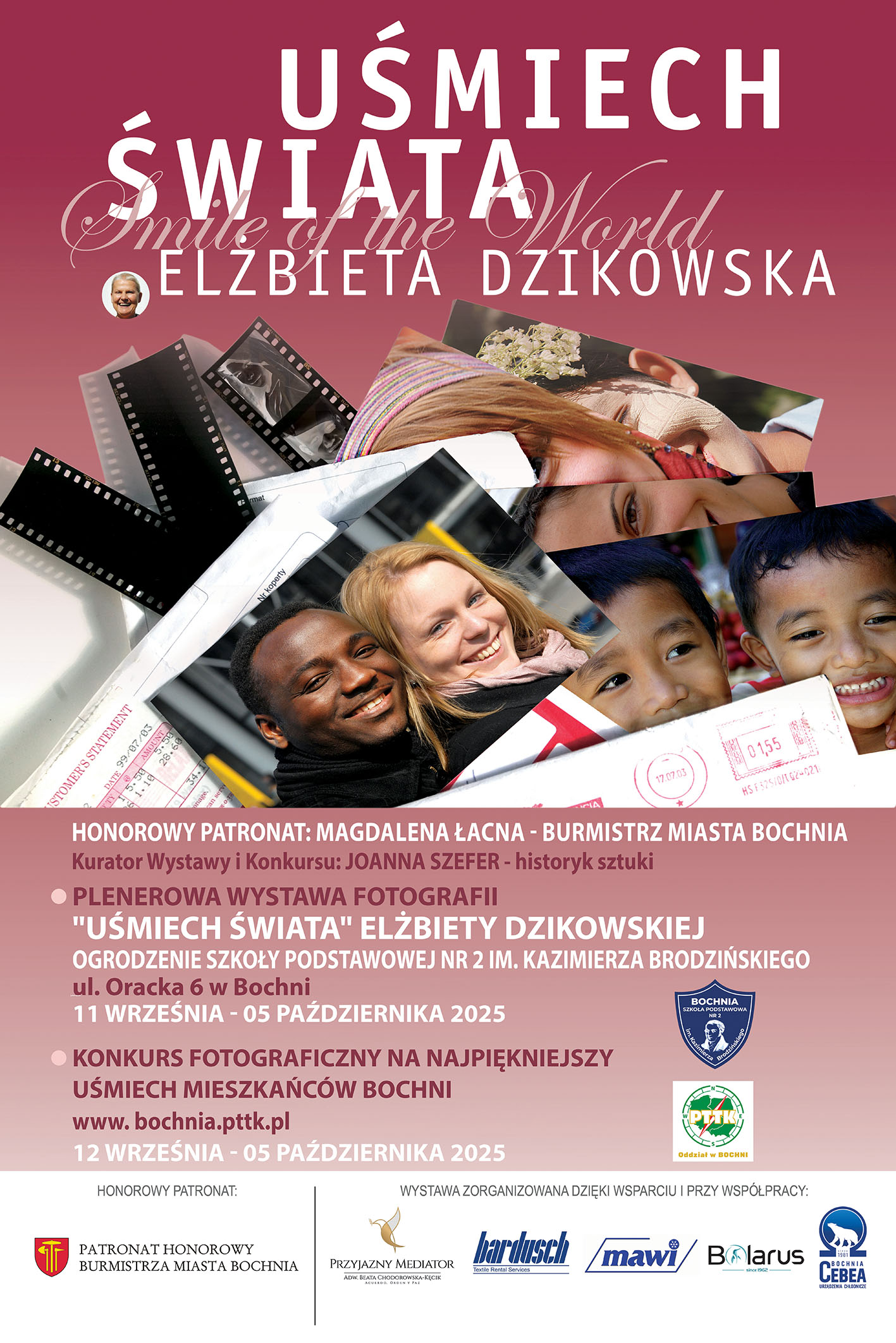 BOCHNIA. Wystawa fotografii „UŚMIECH ŚWIATA” Elżbiety DZIKOWSKIEJ i konkurs na najpiękniejszy uśmiech