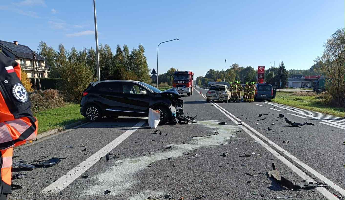 GORZKÓW. Wypadek na DK94. Trzy osoby w tym dziecko trafili do szpitala