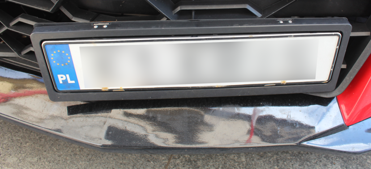 BOCHNIA. Na pojeździe posiadał mechanizm pozwalający na zmianę tablic rejestracyjnych