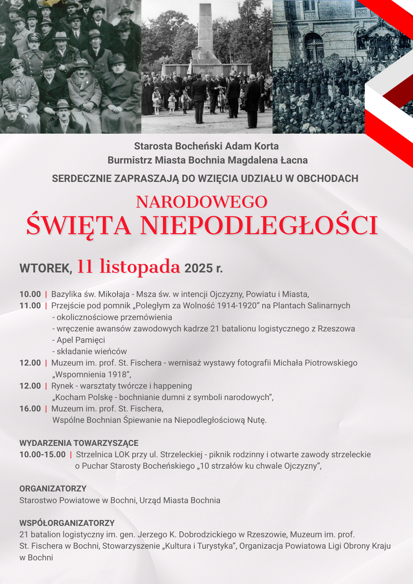 BOCHNIA. Obchody Święta Niepodległości [PROGRAM]