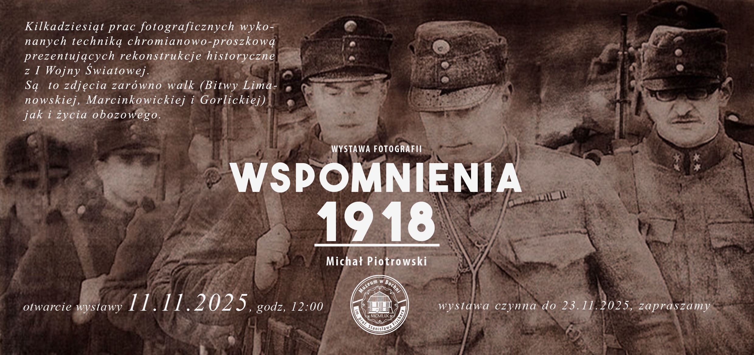 BOCHNIA. We wtorek w Muzeum wystawa fotografii Michała Piotrowskiego