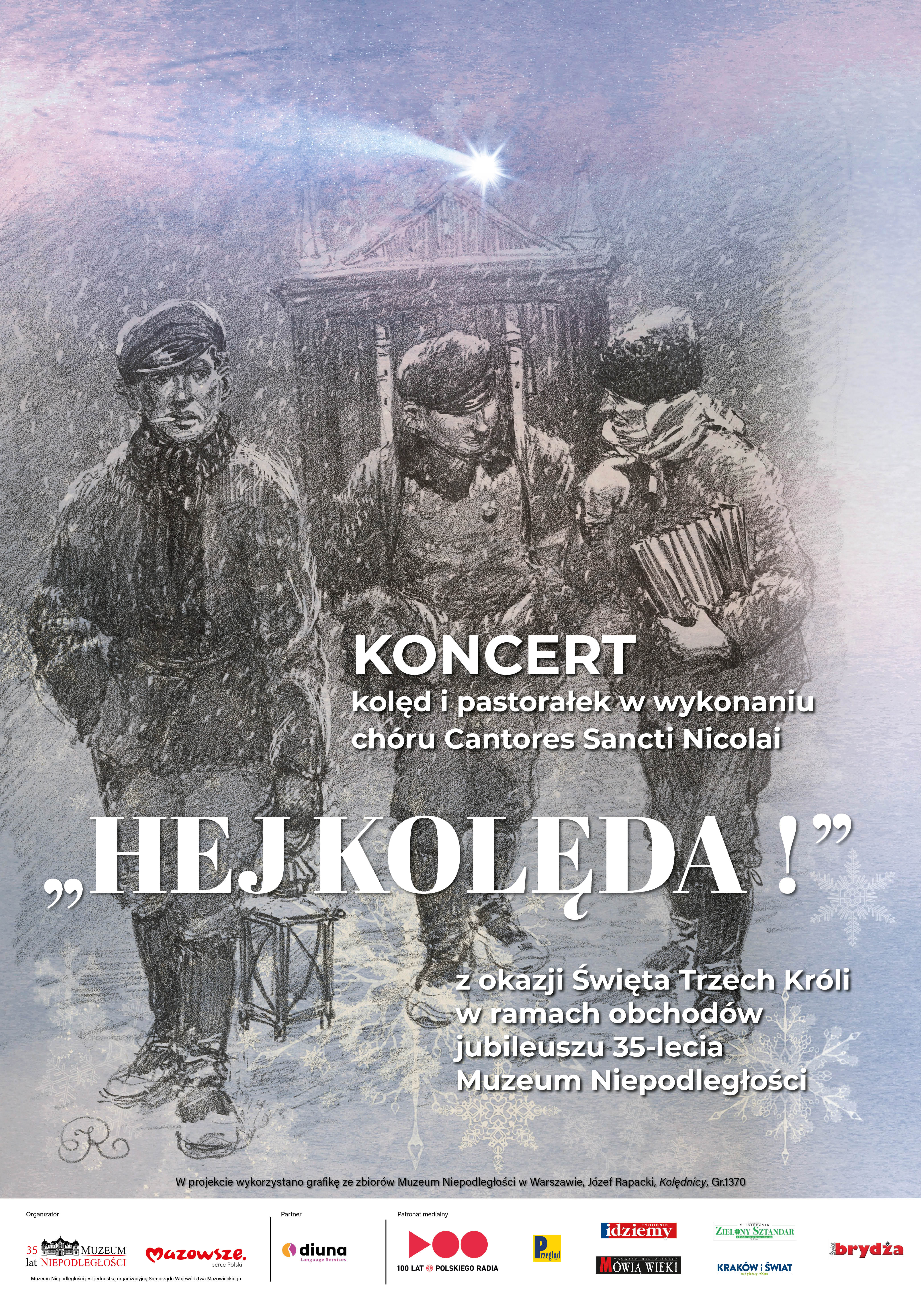 BOCHNIA-WARSZAWA. Koncert kolęd i pastorałek w wykonaniu Chóru Męskiego Cantores Sancti Nicolai