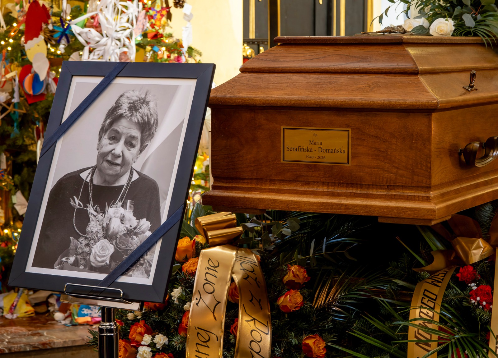 NOWY WIŚNICZ- BOCHNIA. Ostatnie pożegnanie śp. Marii Serafińskiej-Domańskiej [ZDJĘCIA]