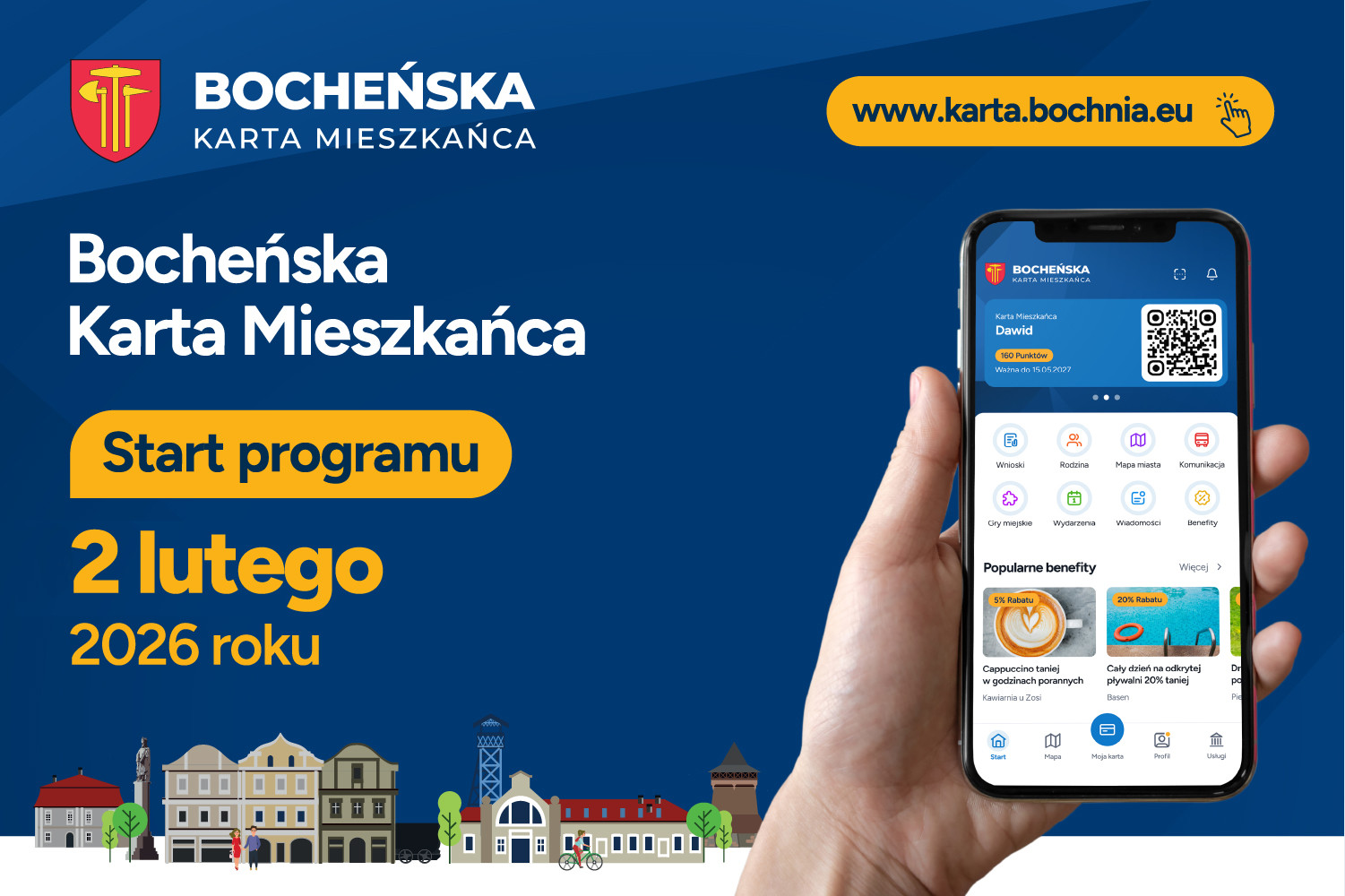 BOCHNIA. W poniedziałek rusza Bocheńska Karta Mieszkańca. Co to oznacza?