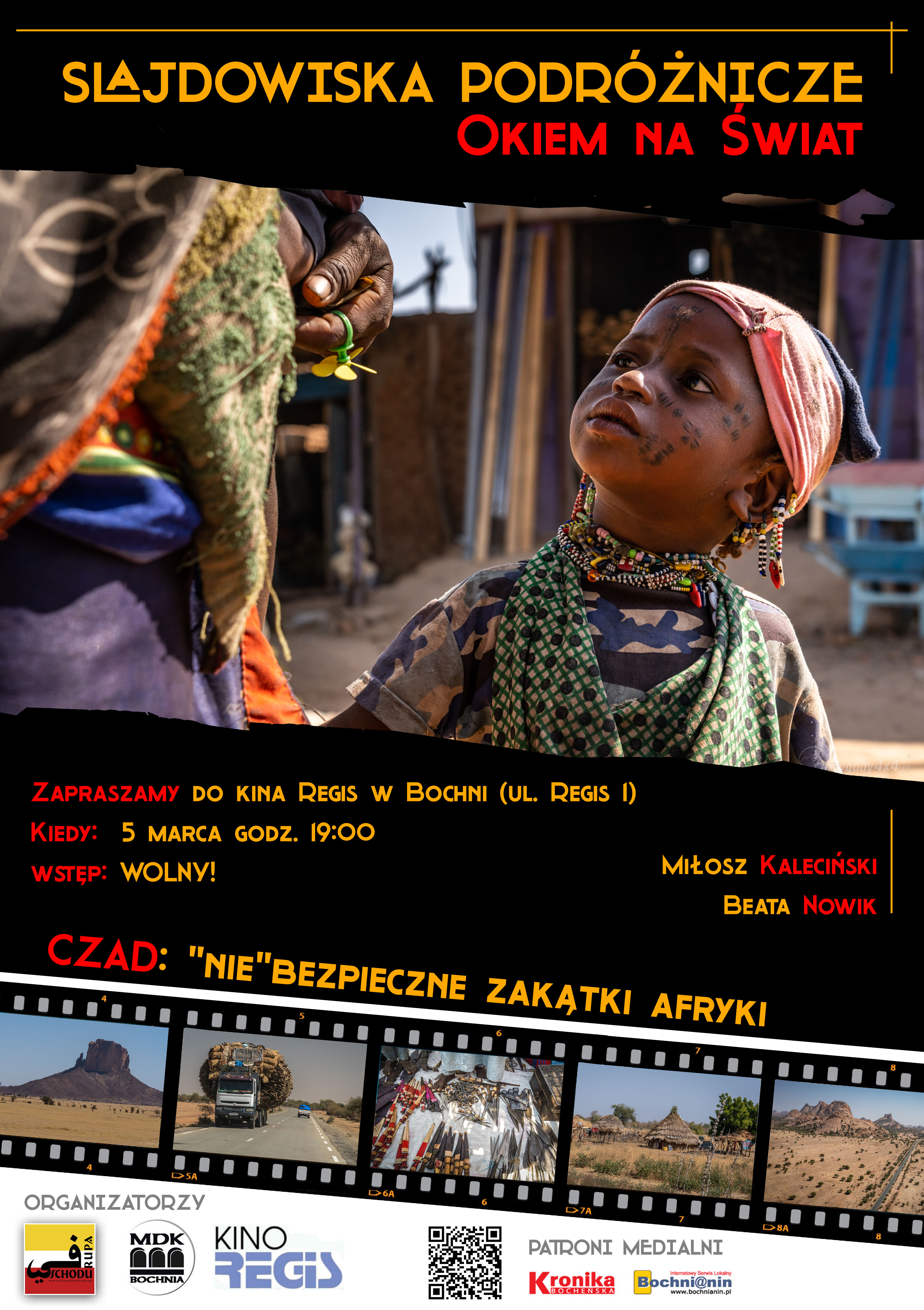 BOCHNIA. Ale Czad – „nie”bezpieczne zakątki Afryki – spotkanie w kinie „Regis”