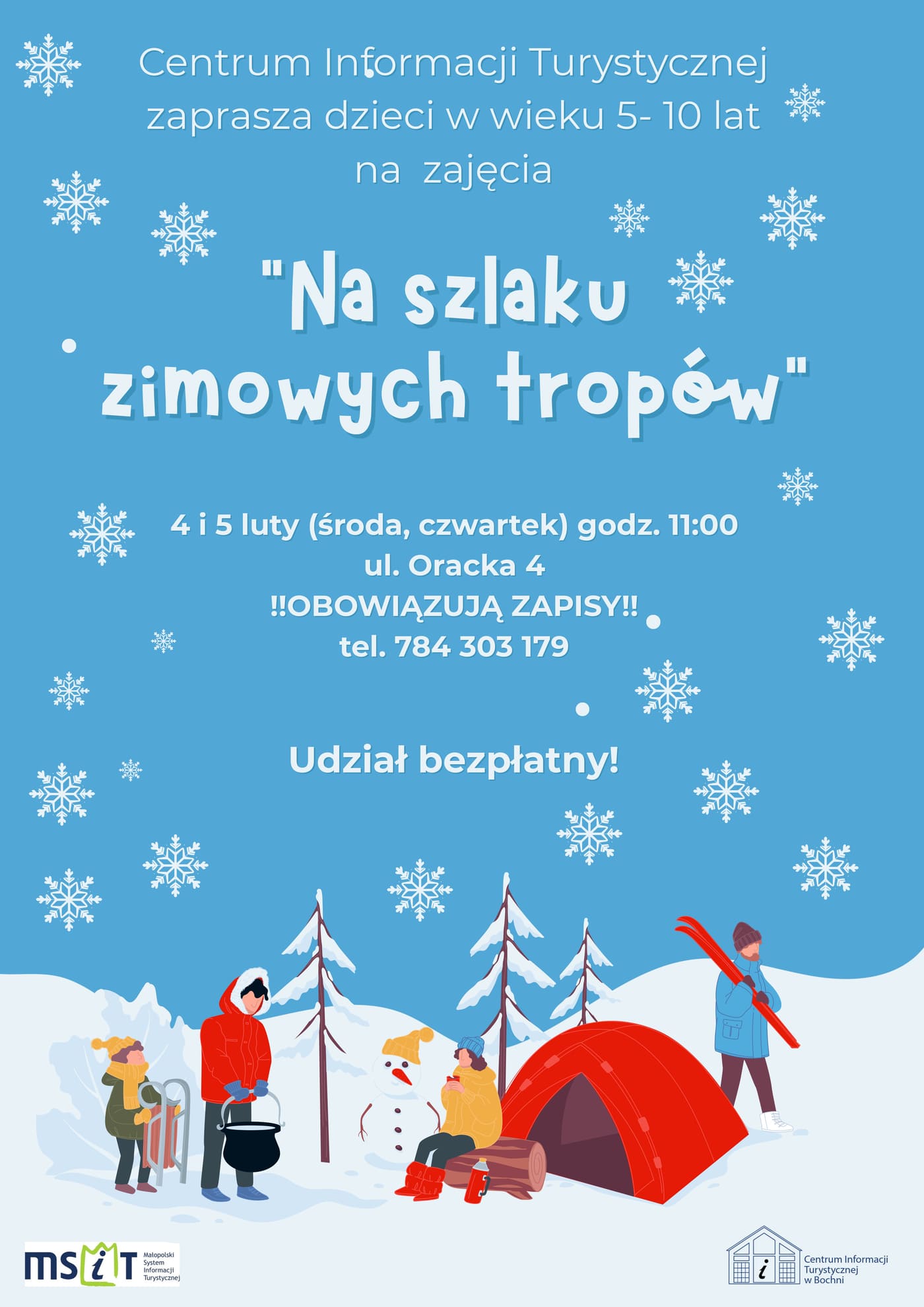 BOCHNIA. Centrum Informacji Turystycznej ma pomysł na ferie