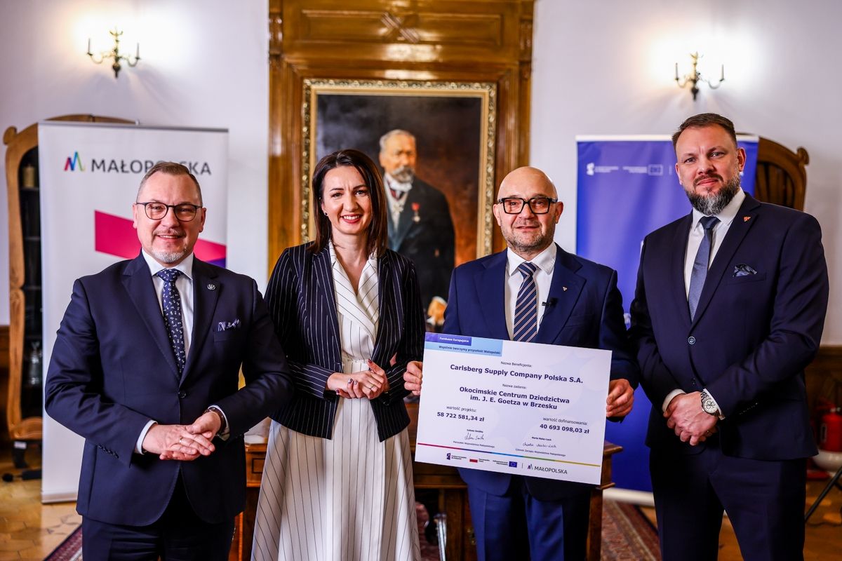 BRZESKO. Ponad 40 mln zł na stworzenie Okocimskiego Centrum Dziedzictwa im. J. E. Goetza w Brzesku [ZDJĘCIA]