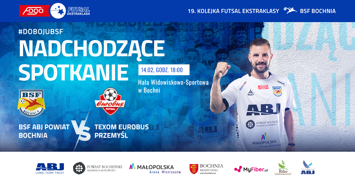 BOCHNIA. FUTSAL EKSTRAKLASA: W sobotę starcie z liderem tabeli!
