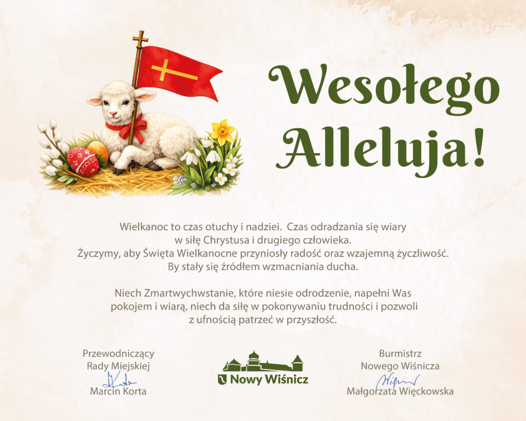 Życzenia świąteczne od Władz Miasta i Gminy Nowy Wiśnicz