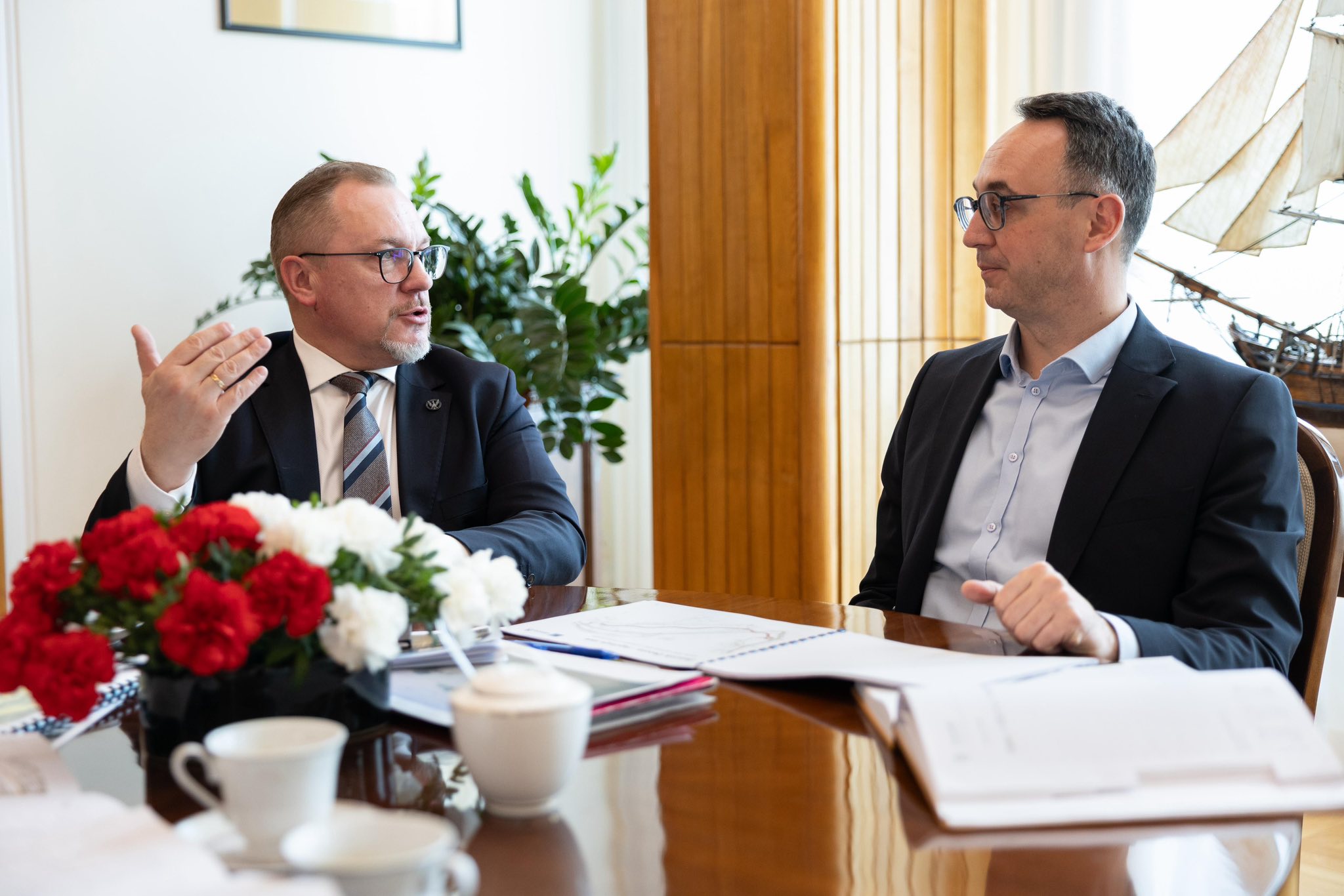 BRZESKO. Burmistrz Tomasz Latocha rozmawiał o budowie zbiornika retencyjnego powyżej Brzeska [ZDJĘCIA]