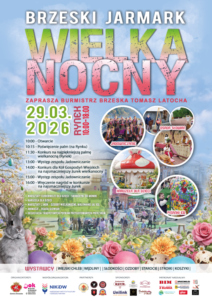 BRZESKO. W niedzielę Jarmark Wielkanocny na Rynku. Co w programie?
