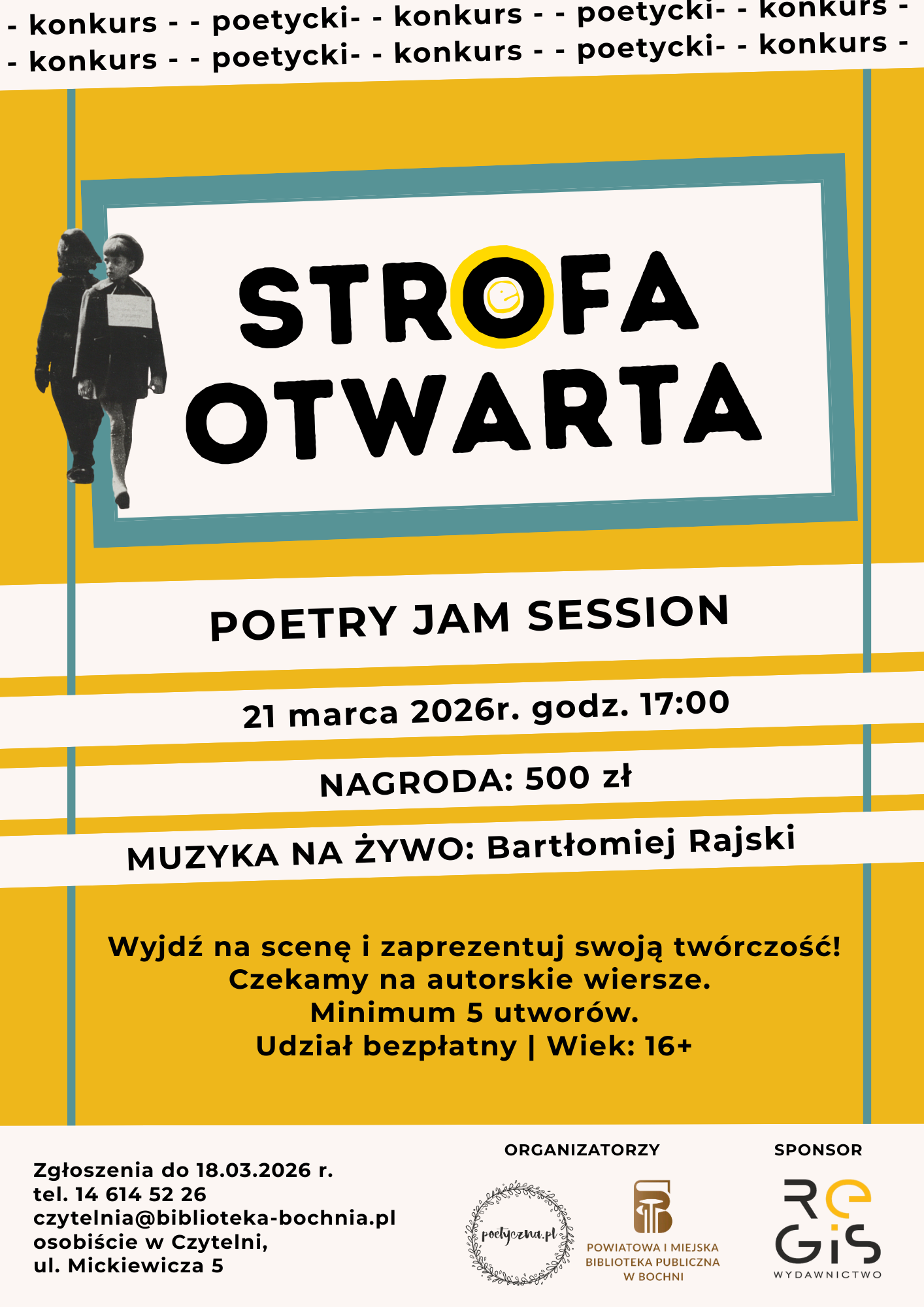 BOCHNIA. „STROFA OTWARTA” – jam session poetycki w bocheńskiej bibliotece