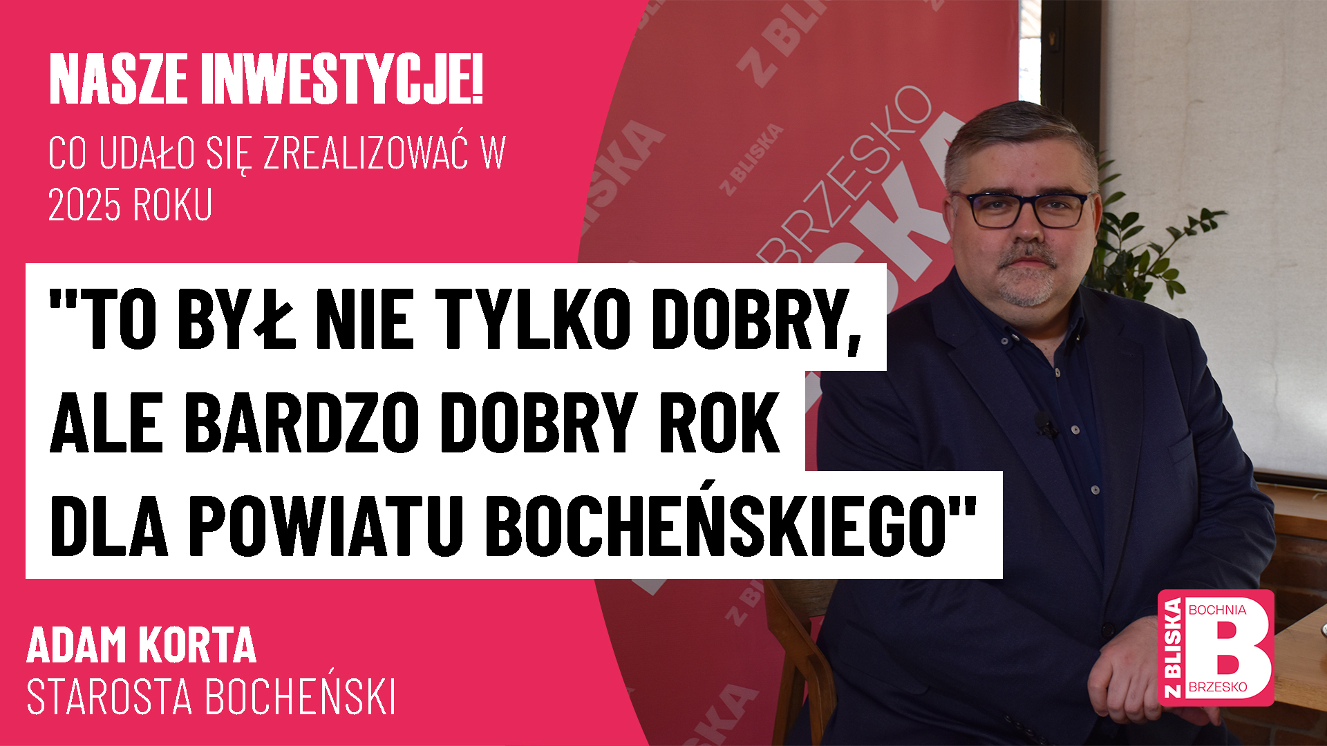 POWIAT BOCHEŃSKI. To był nie tylko dobry, ale bardzo dobry rok dla Powiatu Bocheńskiego [WIDEO]