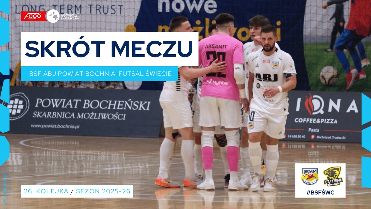 FUTSAL. Trwa walka o utrzymanie. Skrót meczu BSF – Futsal Świecie