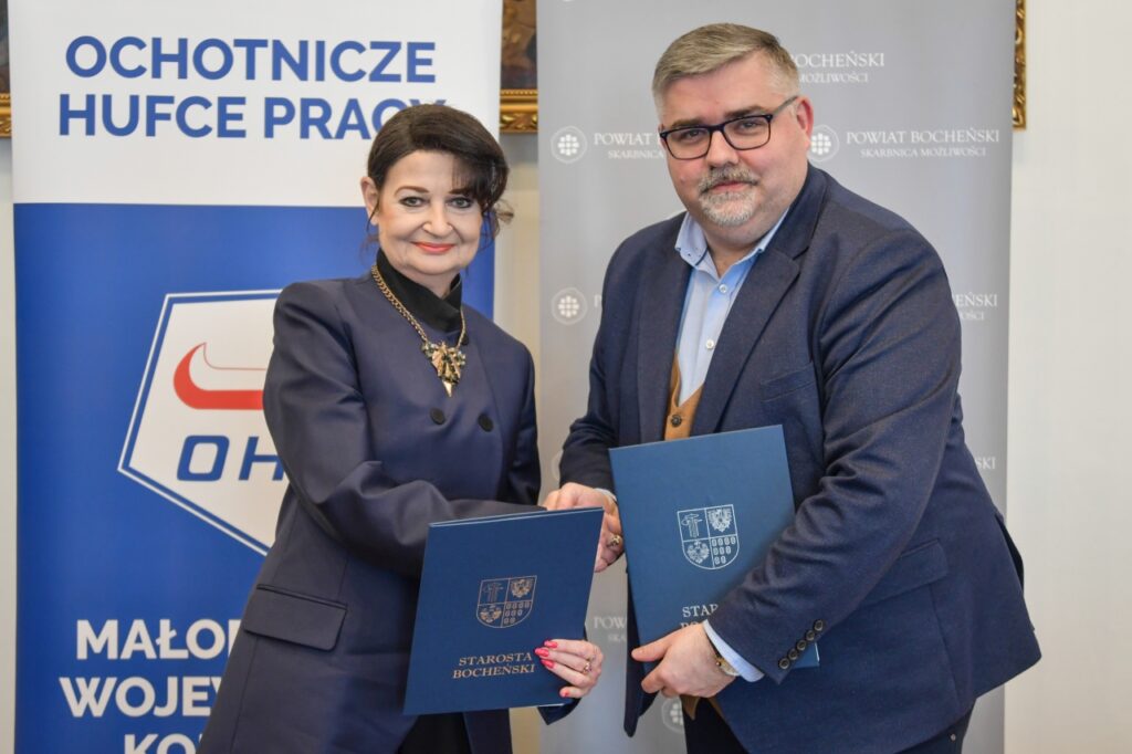 POWIAT BOCHEŃSKI. Powiat Bocheński podpisał porozumienie z OHP