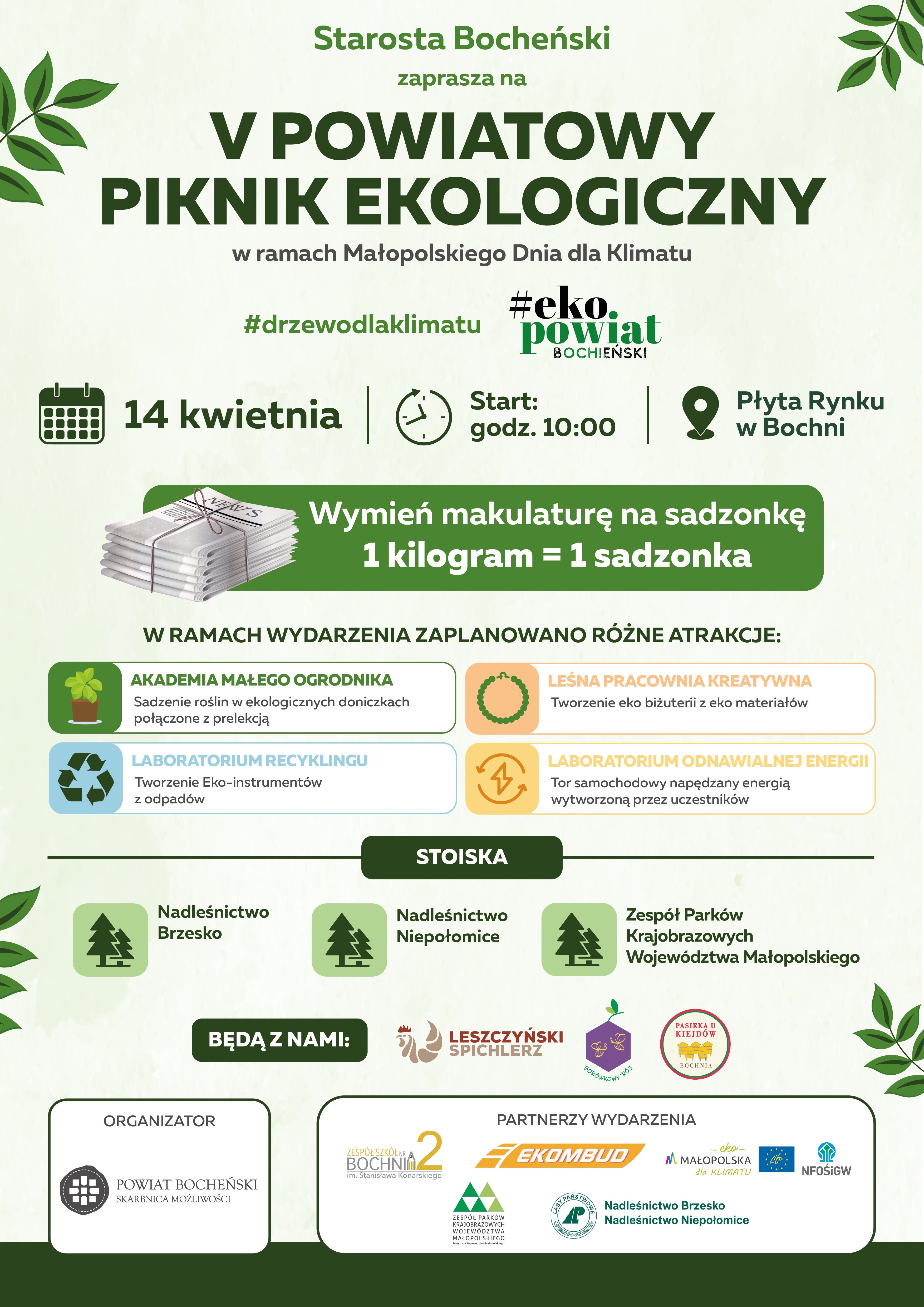 POWIAT BOCHEŃSKI. V Powiatowy Piknik Ekologiczny