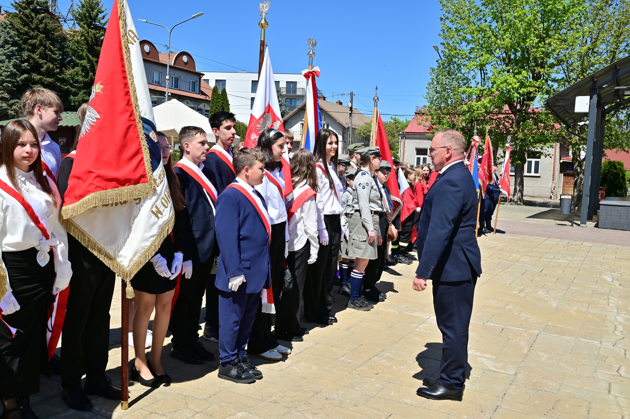 BRZESKO. Uroczystości 3 Maja w Brzesku [ZDJĘCIA]