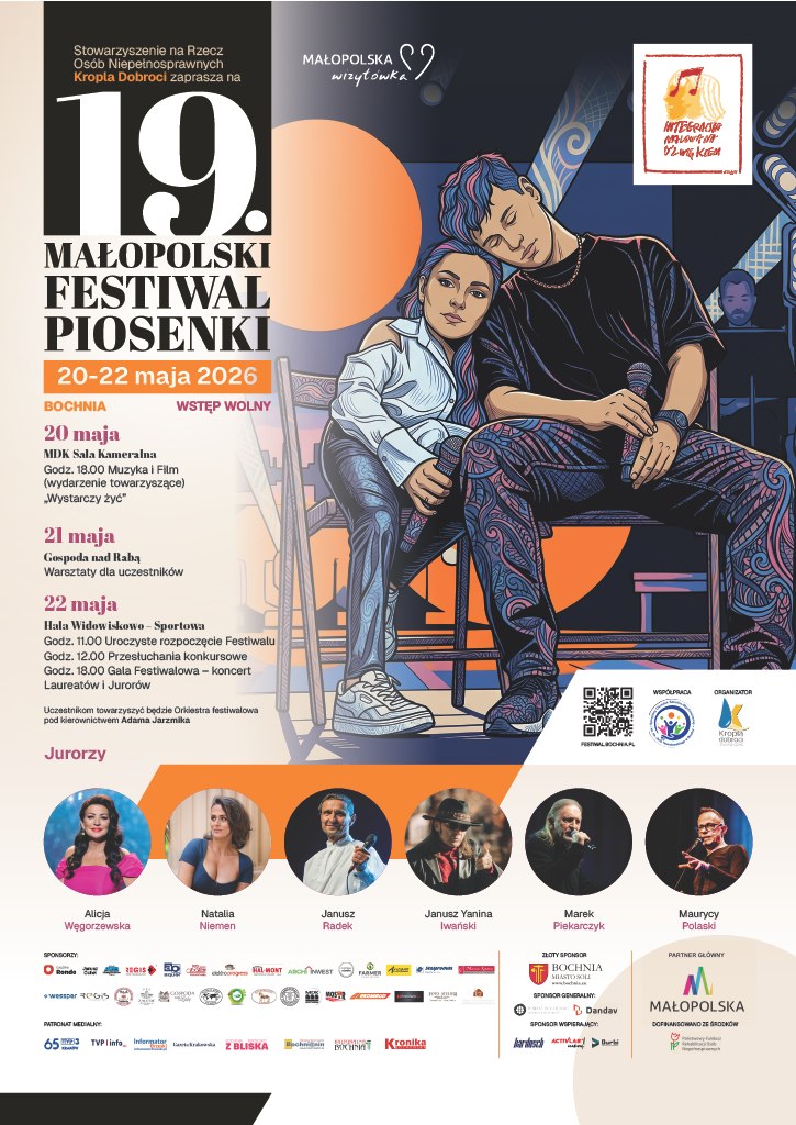 BOCHNIA. 19. Małopolski Festiwal Piosenki. Pierwsze wydarzenie już w środę [PROGRAM]