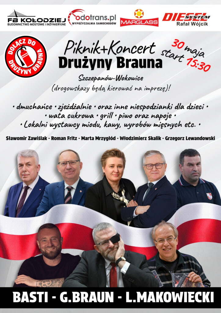 SZCZEPANÓW-WOKOWICE. W sobotę piknik i koncert. Zaprasza Drużyna Brauna