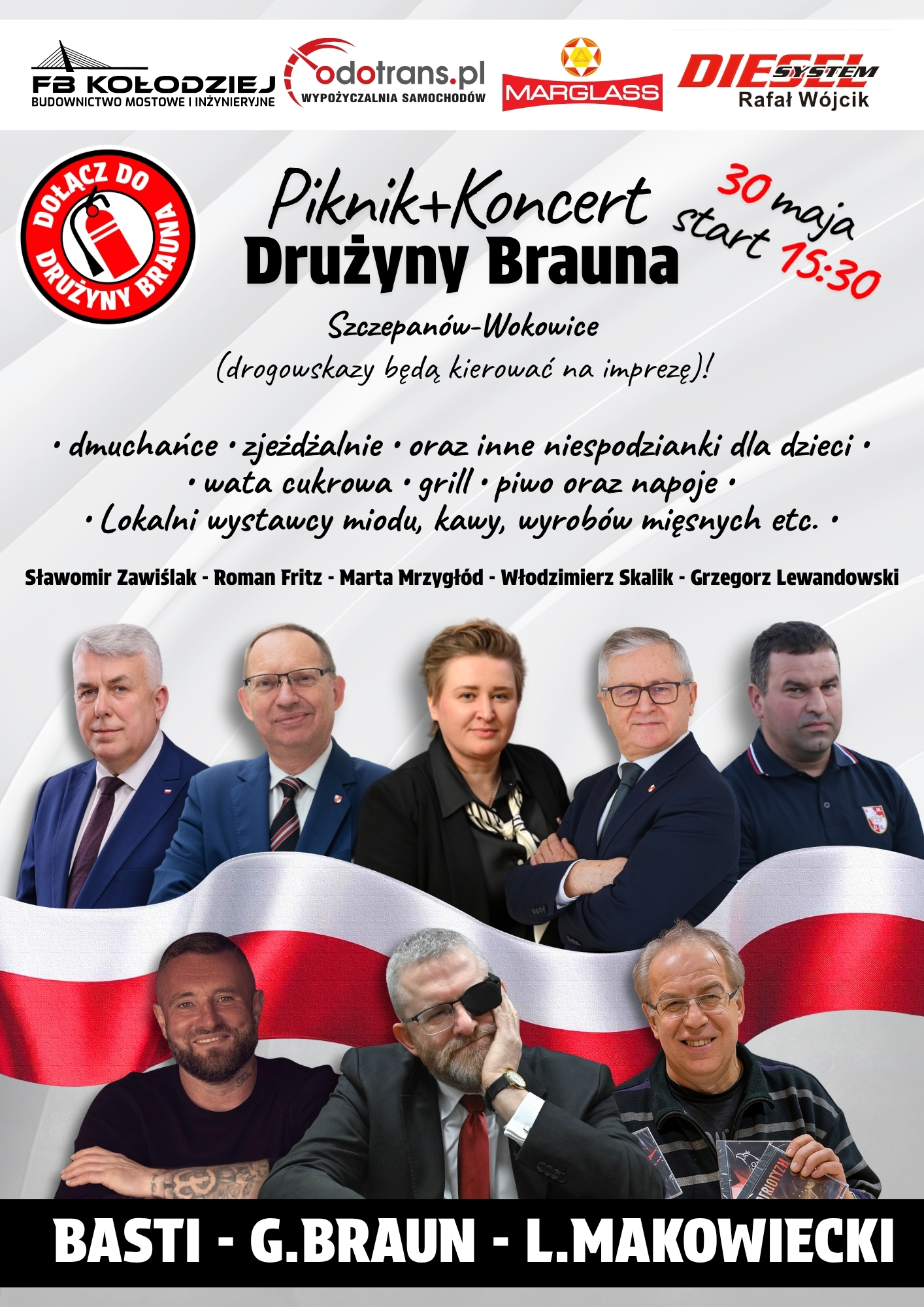 SZCZEPANÓW-WOKOWICE. W sobotę piknik i koncert. Zaprasza Drużyna Brauna