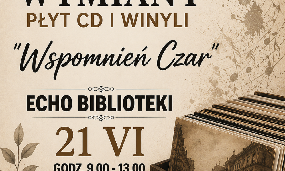 BOCHNIA. Muzyczna podróż w czasie. Biblioteka zaprasza na giełdę płyt