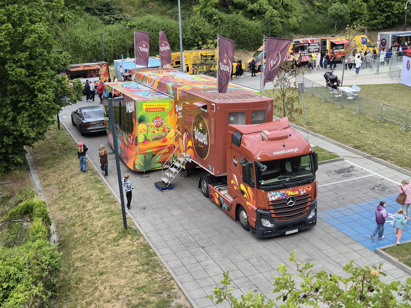 Łapczyca. Słodka zabawa z Wawel Truck.