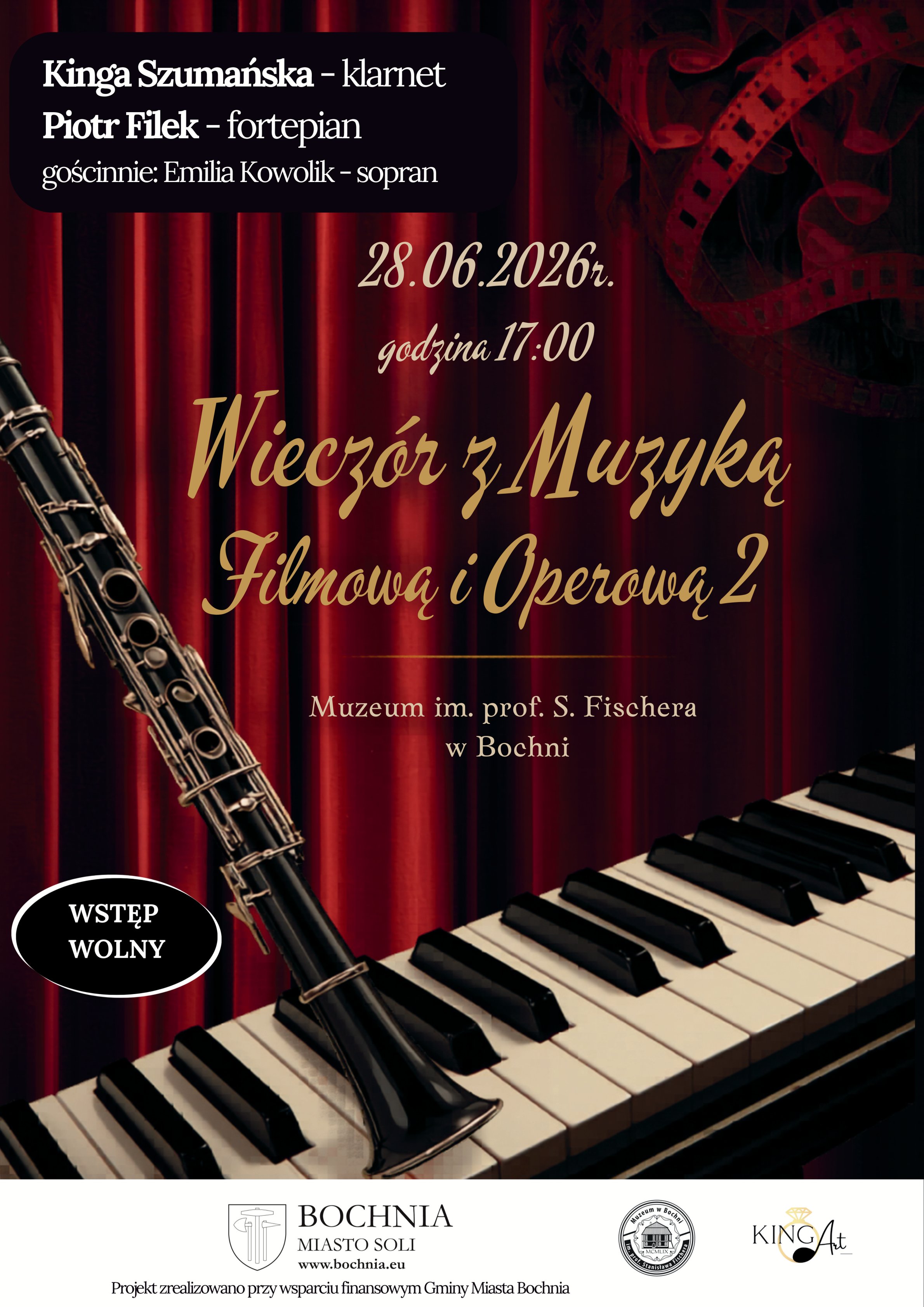 BOCHNIA. W niedzielę w muzeum najpiękniejsze melodie srebrnego ekranu oraz ponadczasowe dzieła operowe