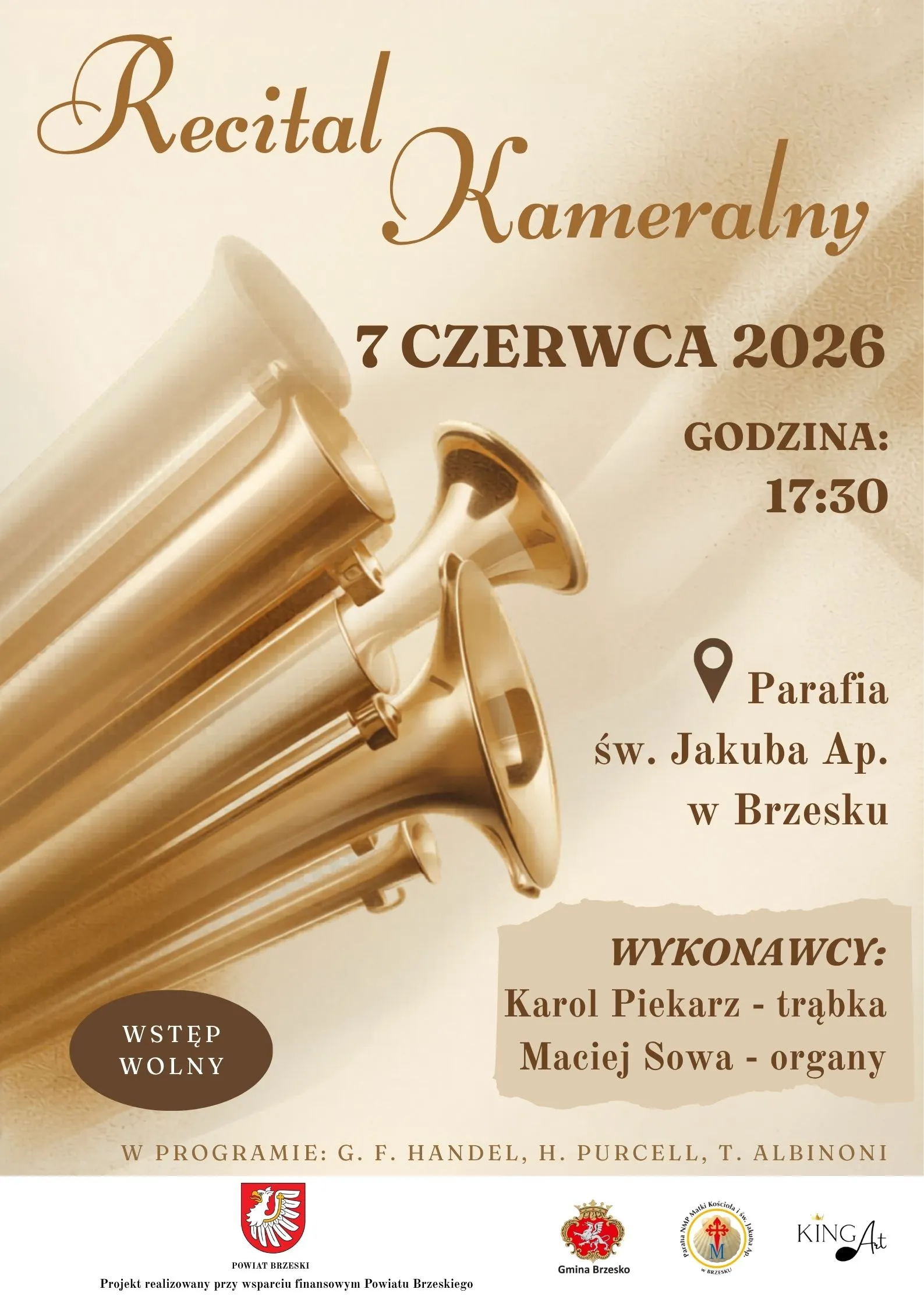 BRZESKO. W niedzielę Recital Kameralny w Parafii św. Jakuba Apostoła w Brzesku