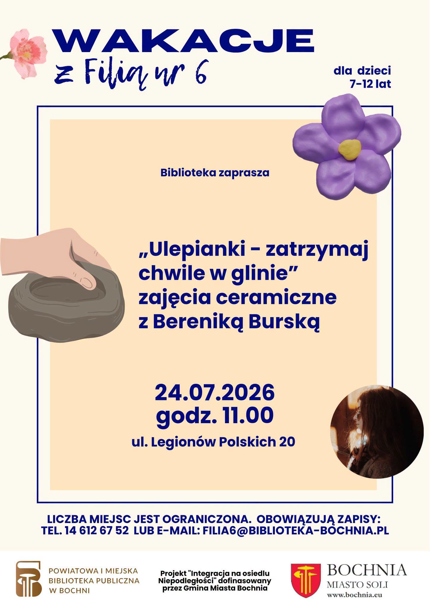 BOCHNIA. W bibliotece zaplanowano warsztaty lepienia w glinie dla dzieci