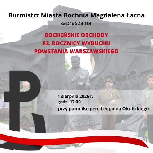 BOCHNIA. Upamiętnią 82. rocznicę wybuchu Powstania Warszawskiego